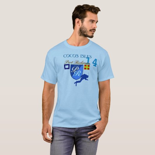 Hafen Richman Cocos-Insel-Tauchgang T-Shirt (Vorne ganz)