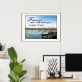 Hafen Sailboats Fishers of Men Print Poster (Heimbüro)