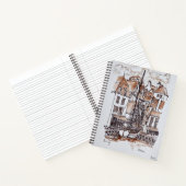 Hafen Saint-Goustan, Auray | Bretagne, Frankreich Notizbuch (Innenseite)