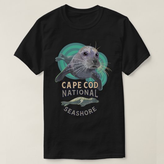 Hafen Siegel - Cape Cod National Seashore Beach So T-Shirt (Design vorne)