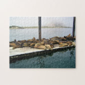 Hafen Siegel, Morro Bay, Kalifornien Puzzle (Horizontal)