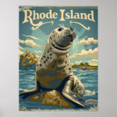 Hafen Siegel Rhode Island Poster (Vorne)