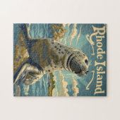 Hafen Siegel Rhode Island Puzzle (Horizontal)