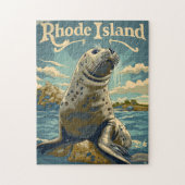 Hafen Siegel Rhode Island Puzzle (Vertikal)