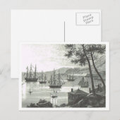 Hafen Singapur 1819 Postkarte (Vorne/Hinten)