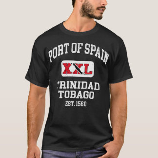 Hafen Spanien Trinidad und Tobago XXL Athletic des T-Shirt