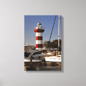 Hafen Stadtlighthouse Leinwanddruck (Vorderseite)