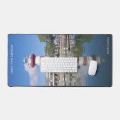 Hafen Stadtlighthouse Schreibtisch Mat Schreibtischunterlage (Tastatur & Maus)