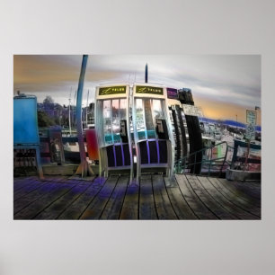 Hafen-Stände Poster