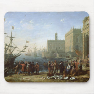 Hafen-Szene Mousepad