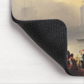 Hafen-Szene Mousepad (Ecke)