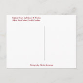 Hafen Town Lighthouse - Hilton Head Island SC Postkarte (Rückseite)