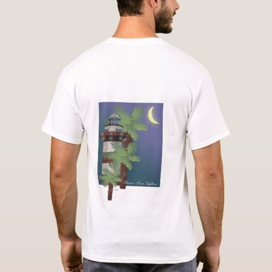 Hafen towne Leuchtturm T-Shirt (Rückseite)