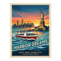 Hafen-Träume Circle Line Plakat