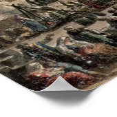 Hafen Triest, 1802 Poster (Ecke)