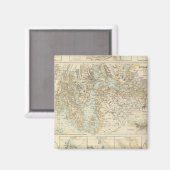 Häfen und Häfen an der Westküste Schottlands Magnet (Vorderseite/Rückseite)