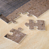 Hafen- und Hafengebiet mit griechischen Fischereif Puzzle (Seite)