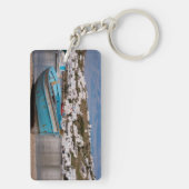 Hafen- und Hafengebiet mit griechischen Fischereif Schlüsselanhänger (Rückseite)