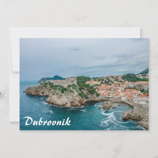 Hafen und Stadtzentrum von Dubrovnik (Vorderseite)