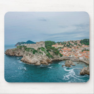Hafen und Stadtzentrum von Dubrovnik Mousepad