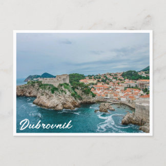Hafen und Stadtzentrum von Dubrovnik Postkarte