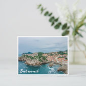 Hafen und Stadtzentrum von Dubrovnik Postkarte (Stehend Vorderseite)