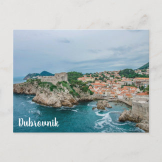 Hafen und Stadtzentrum von Dubrovnik Postkarte