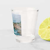 Hafen und Stadtzentrum von Dubrovnik Schnapsglas (Rechts)