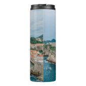 Hafen und Stadtzentrum von Dubrovnik Thermosbecher (Rückseite)