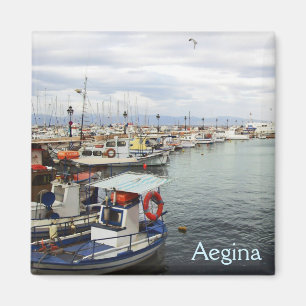 Hafen von Aegina Magnet