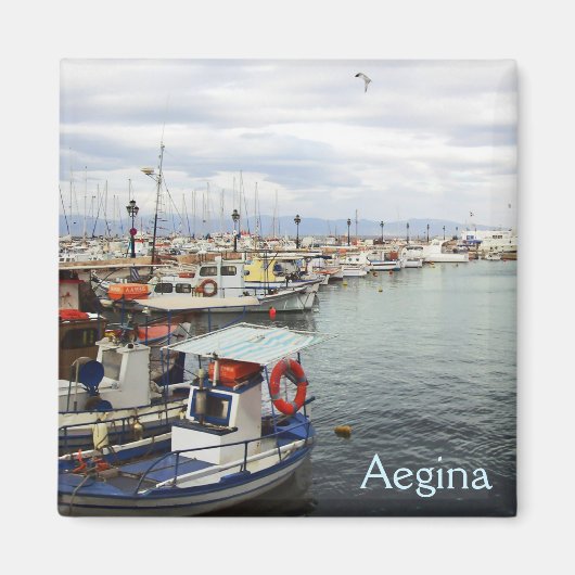 Hafen von Aegina Magnet (Vorne)