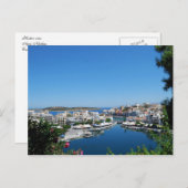Hafen von Agios Nikolaos Postkarte (Vorne/Hinten)