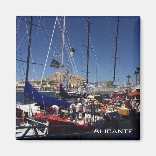 Hafen von Alicante Magnet (Vorne)