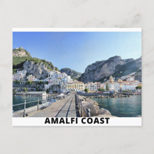 Hafen von Amalfi (Küste von Amalfi) Postkarte