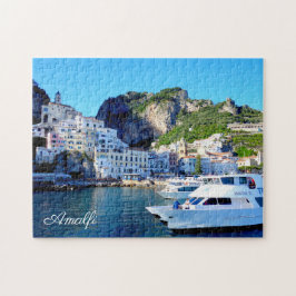 Hafen von Amalfi, Landschaft an der italienischen  Puzzle