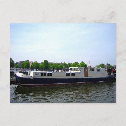 Hafen von Amsterdam - Postkarte (Vorderseite)