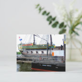Hafen von Amsterdam - Postkarte (Stehend Vorderseite)