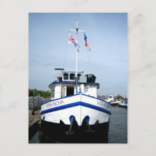 Hafen von Amsterdam - Postkarte