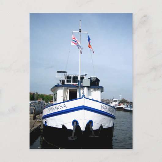 Hafen von Amsterdam - Postkarte (Vorderseite)