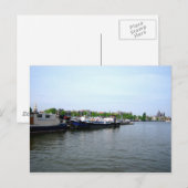 Hafen von Amsterdam - Postkarte (Vorne/Hinten)