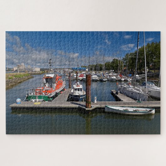 Hafen von Anglet in Frankreich Puzzle (Horizontal)