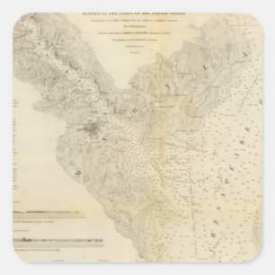 Hafen von Annapolis Quadratischer Aufkleber