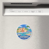 Hafen von Antibes Frankreich Magnet (In Situ (Geschirrspüler))