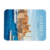 Hafen von Antibes Frankreich Magnet (Horizontal)