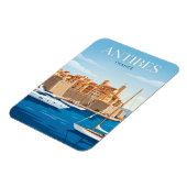 Hafen von Antibes Frankreich Magnet (Linke Seite)