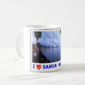 Hafen von Apia - I Liebe - Samoa - Kaffeetasse (Vorderseite Links)