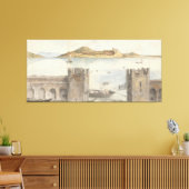 Hafen von Arona (1795) Charles Gore Leinwanddruck (Insitu (Wohnzimmer))