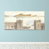 Hafen von Arona (1795) Charles Gore Leinwanddruck (Insitu (Holzboden))