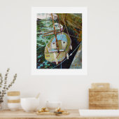 Hafen von Audierne Poster (Küche)