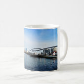 Hafen von Barcelona Kaffeetasse (VorderseiteRechts)